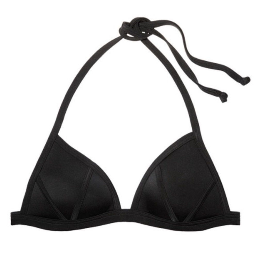 PINK black push up bikini top !!!